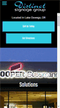Mobile Screenshot of distinctsign.com